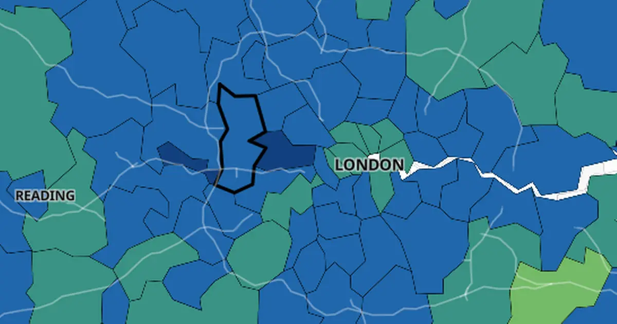 London Covid: The exact areas in Hillingdon where coronavirus cases are highest and lowest