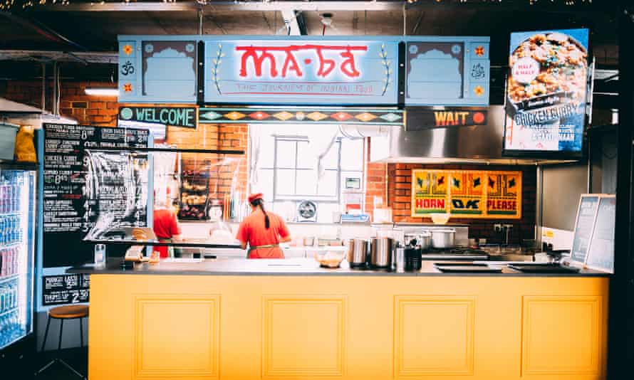 Maba street food venue at the The Cutlery Works in Sheffield.