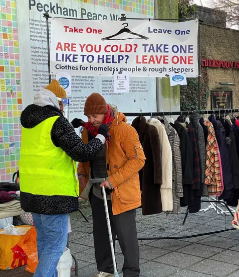 Donation rails for warm clothes set up all over South London – South London News