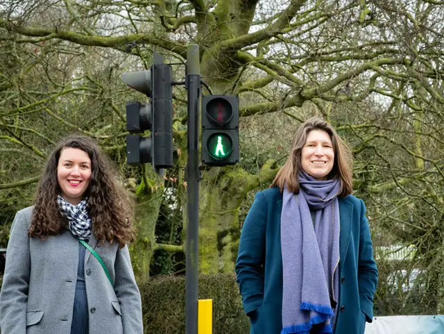 Green women traffic lights installed to celebrate International Women’s Day – South London News