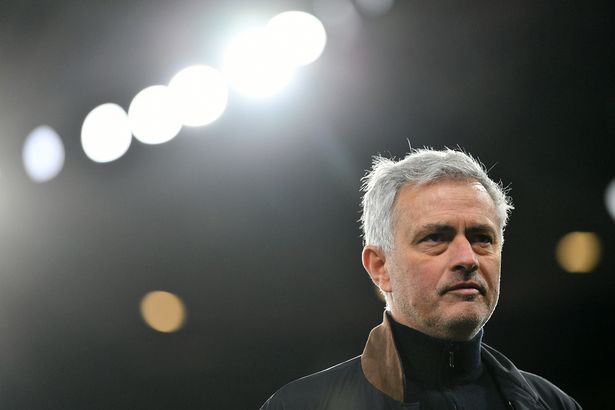 LONDON, ENGLAND - MARCH 14: Jose Mourinho, Manager of Tottenham Hotspur looks on following the Premier League match between Arsenal and Tottenham Hotspur at Emirates Stadium on March 14, 2021 in London, England. Sporting stadiums around the UK remain under strict restrictions due to the Coronavirus Pandemic as Government social distancing laws prohibit fans inside venues resulting in games being played behind closed doors. (Photo by Dan Mullan/Getty Images)