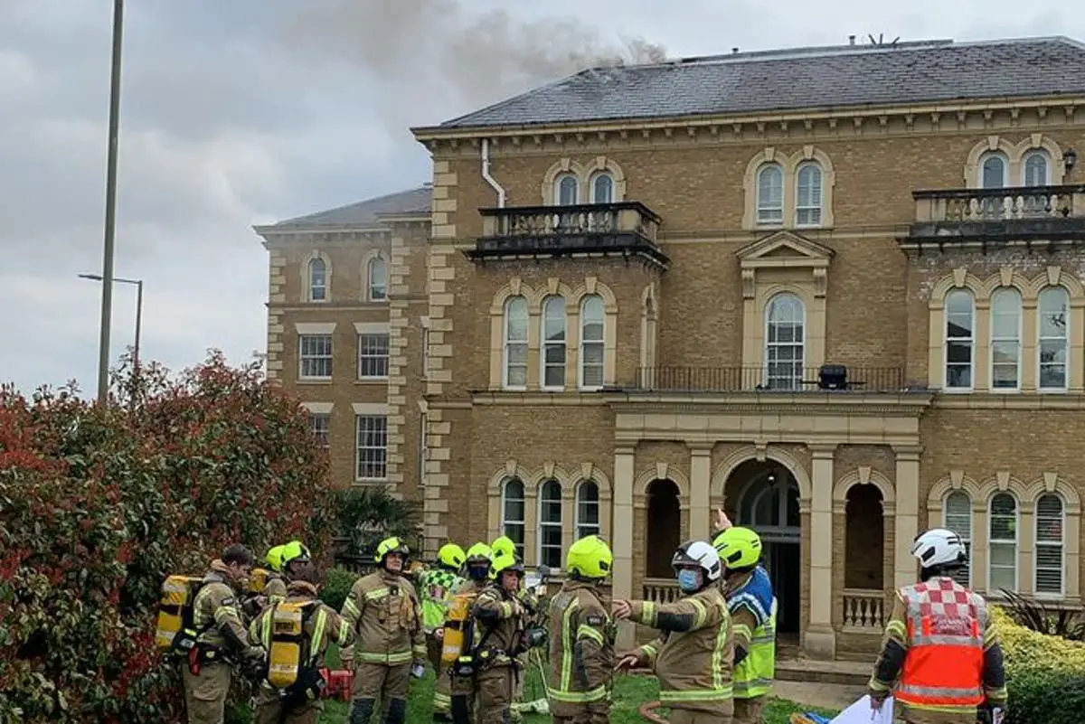 Princess Park Manor fire: Firefighters rescue woman from blaze