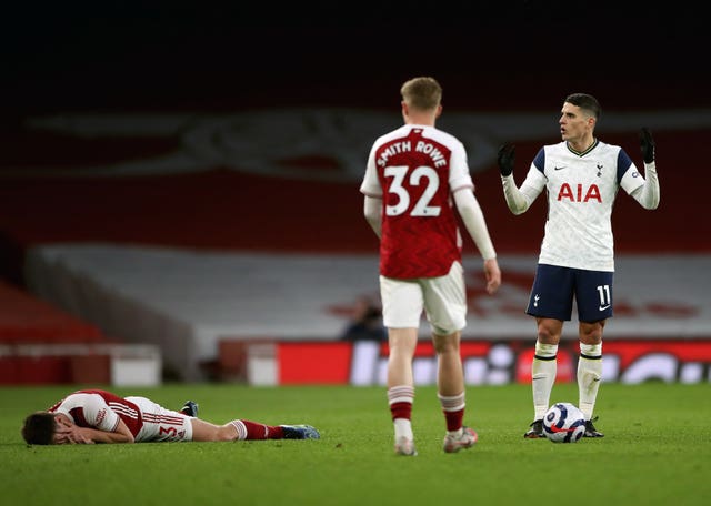 Lamela's eventful afternoon ended with his dismissal