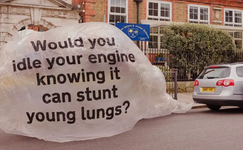 Idling Action London urges drivers to switch off their engines