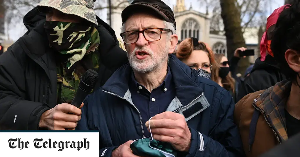 Kill the Bill protesters clash with police at rally addressed by Jeremy Corbyn 